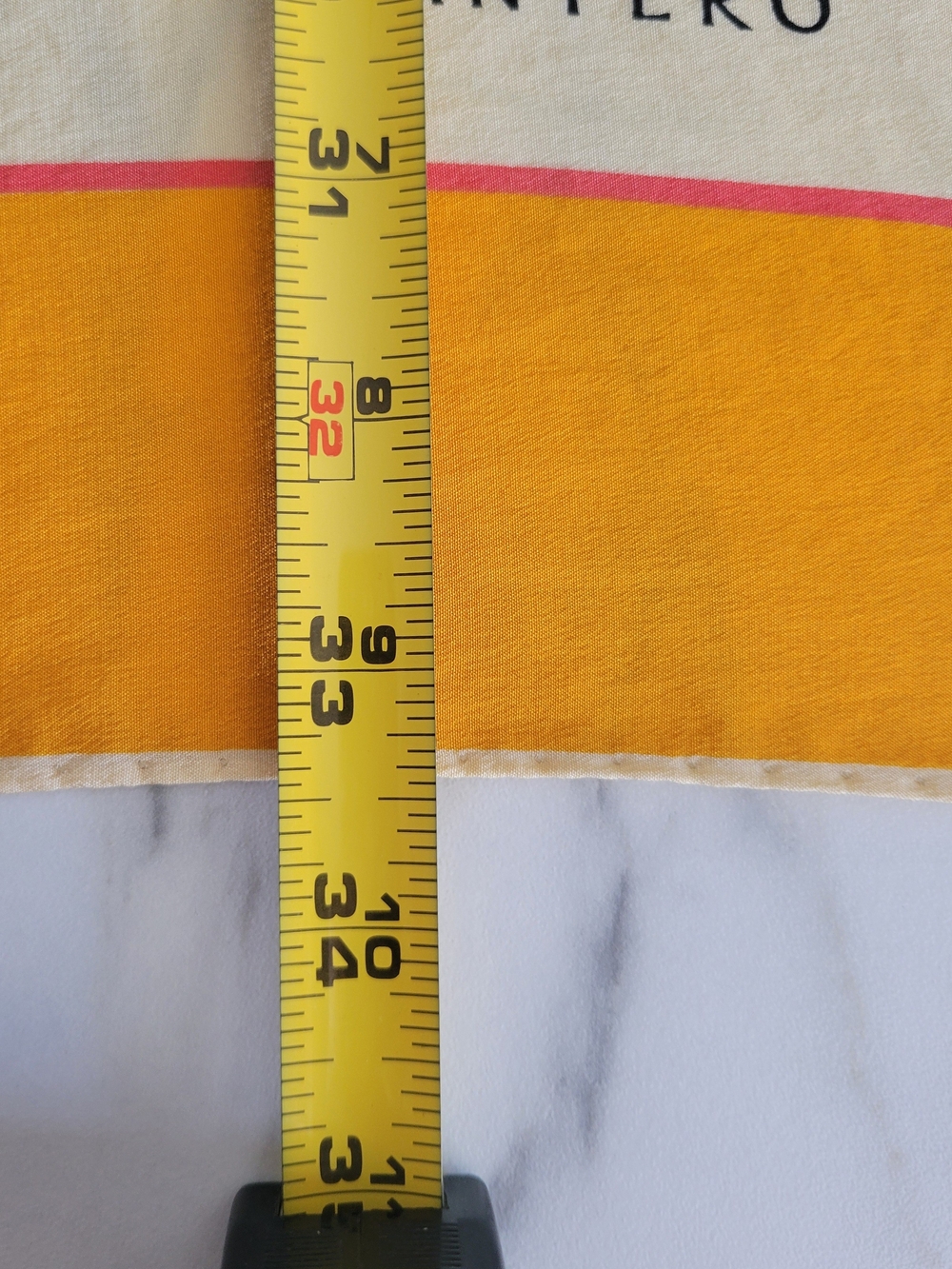 Vintage Mantero Italian Silk Scarf 80s Wildflower Botanical Marigold Carre 33" - Picture 7 of 8